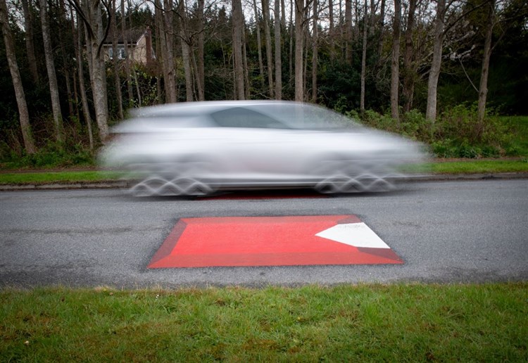 Fake speed bumps rolled out at 11 Highland sites despite criticism