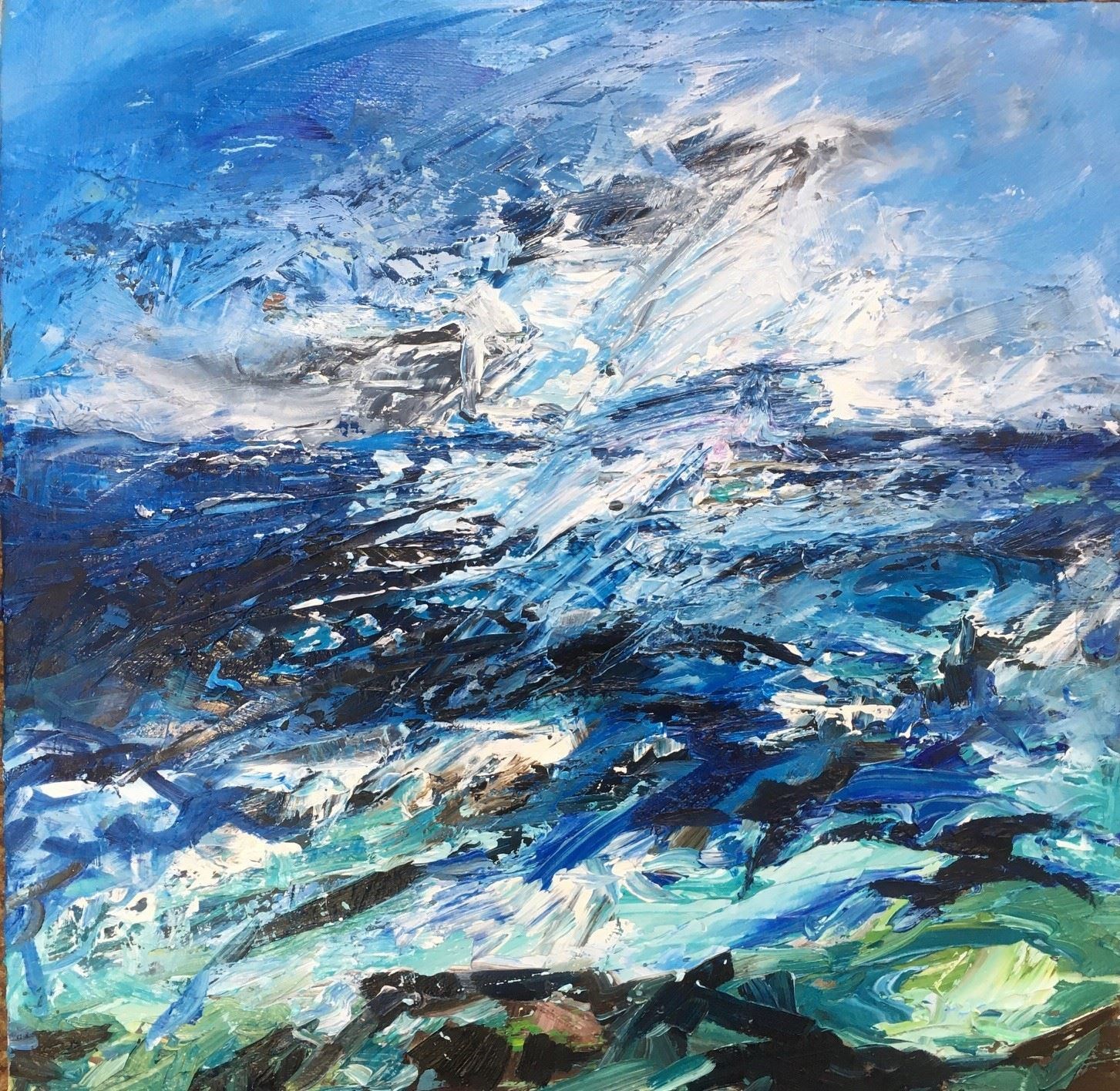 Spring Waters, by Clare Blois - currently part of the Kingussie exhibition
