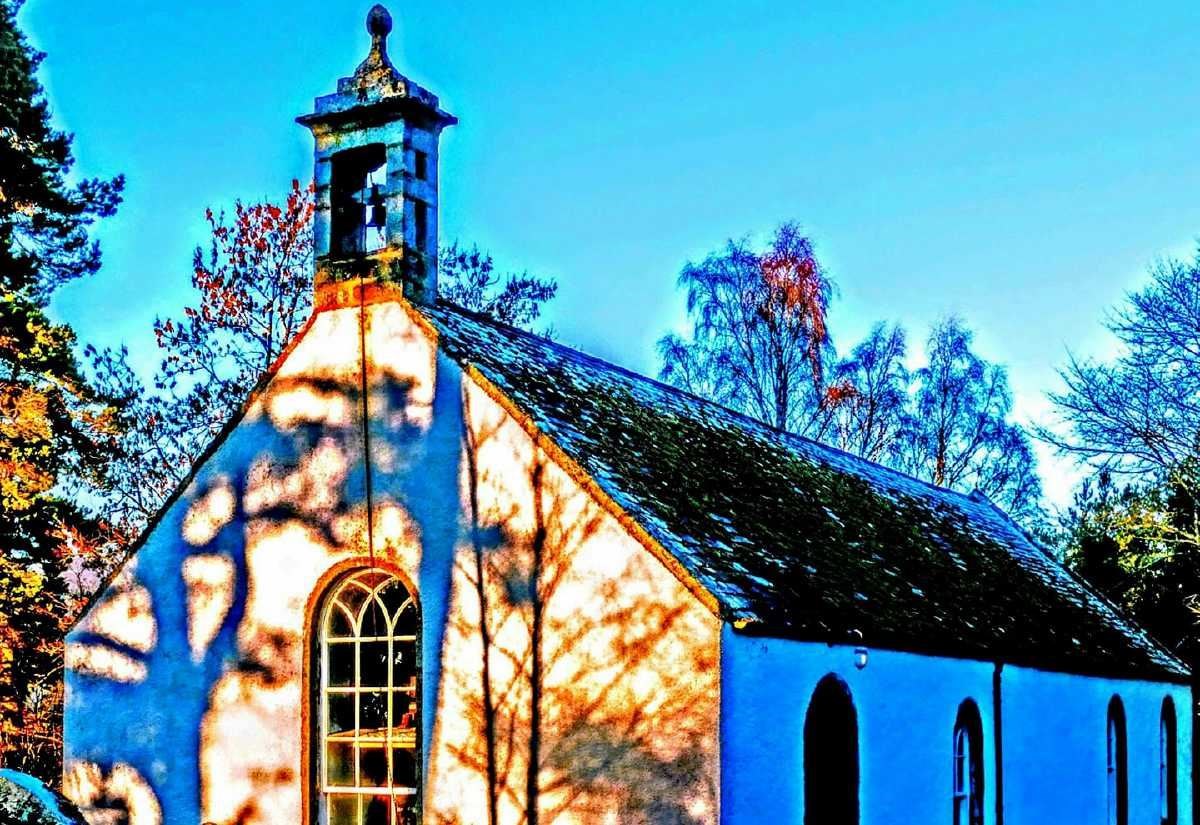 HISTORIC: Insh Church stands on ground which has been used for religious worship over 10 centuries at least. (David MacLeod)
