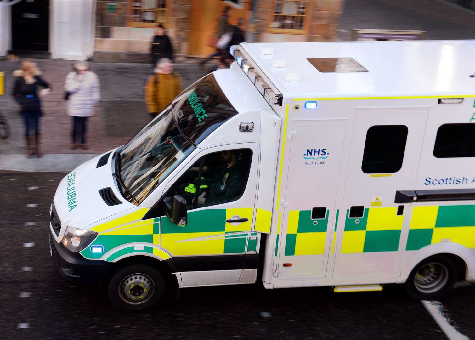 An ambulance responds to a call.Picture: Gary Anthony. Image No.