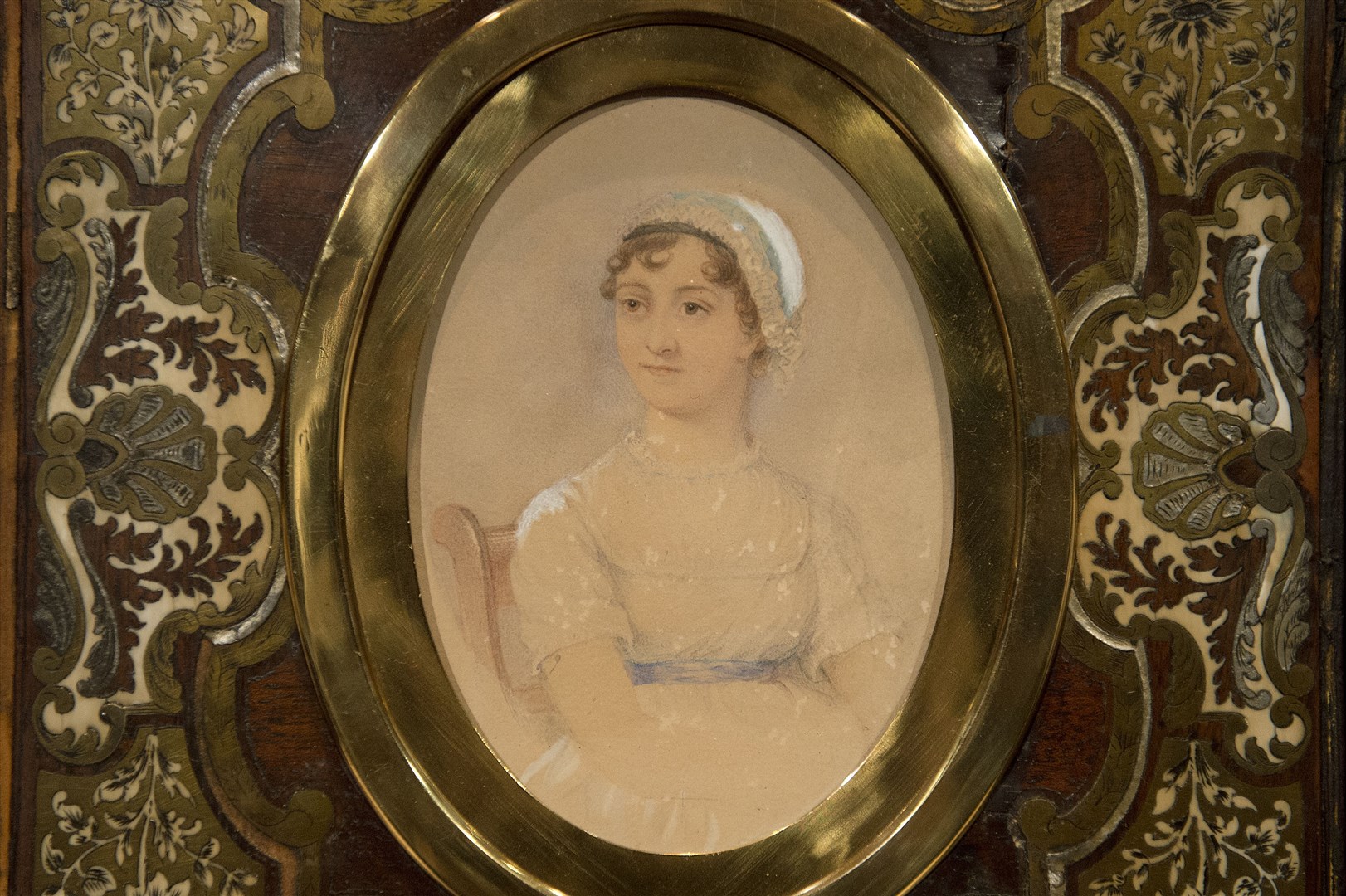 The portrait of novelist Jane Austen by James Andrews (Laura Lean/PA)