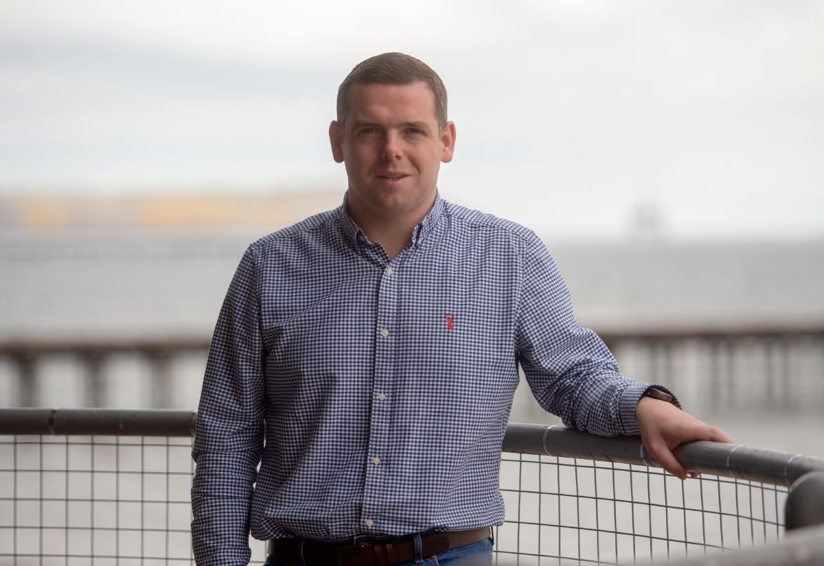 Douglas Ross is stepping down as Scottish Conservative leader. Picture: Callum Mackay..