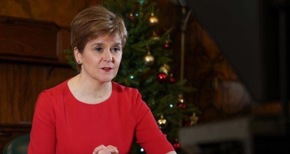 First Minister Nicola Sturgeon delivers her Christmas message.