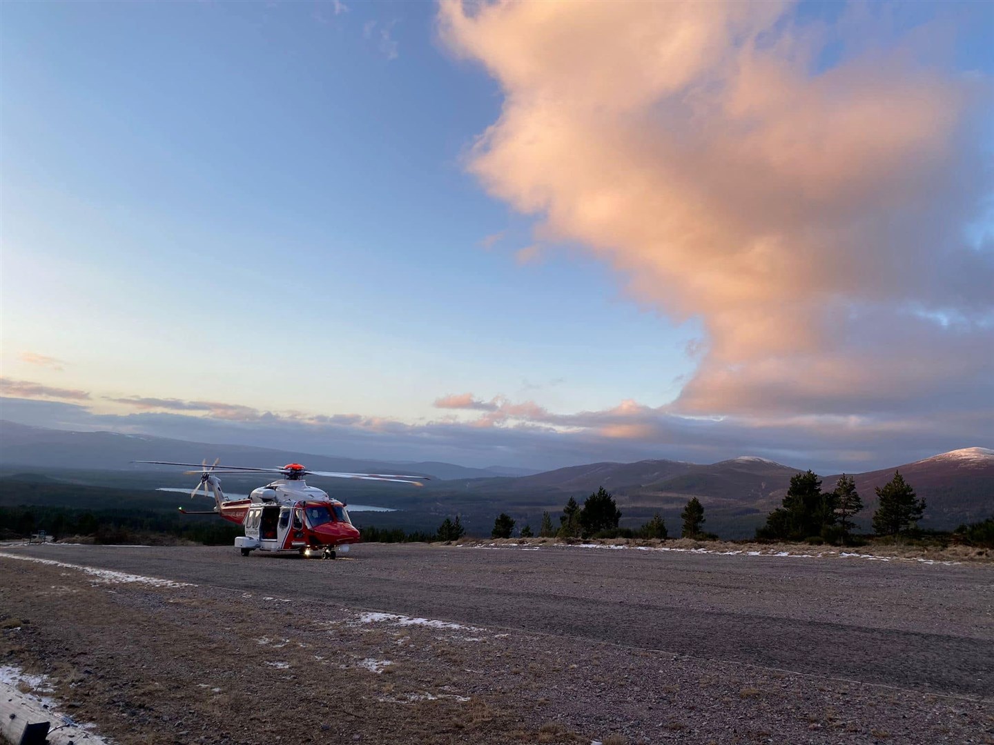 AIRLIFT: action from yesterday's rescue. Pictures by the CMRT, which relies on public donations to maintain its vital service in the hills.