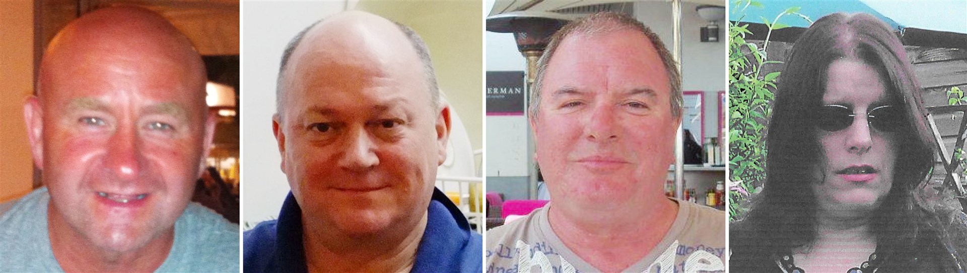 Victims Duncan Munro, George Allison, Gary McCrossan and Sarah Darnley (Police Scotland/PA)
