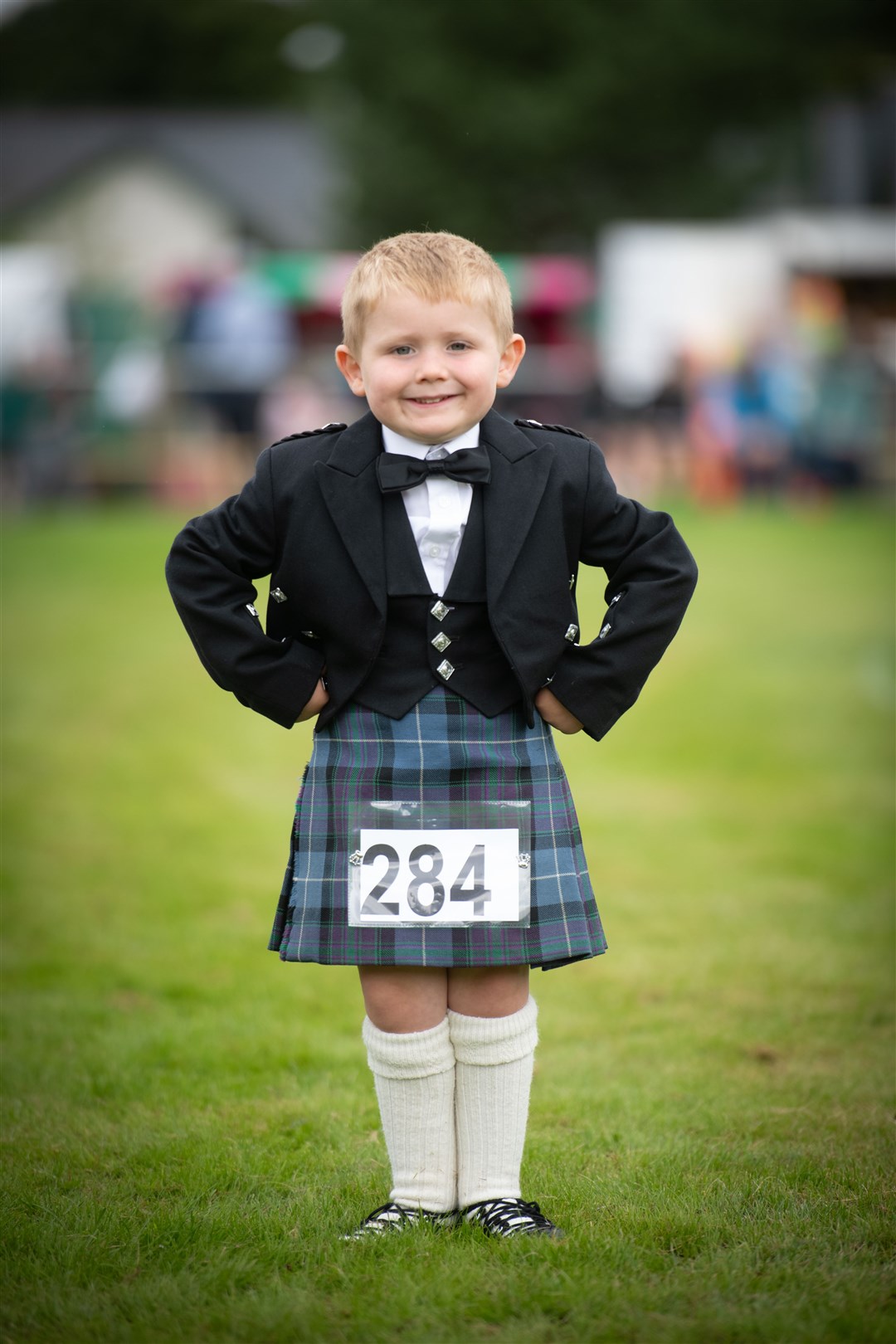 Little dancer Rhuairidh Hall was the bigger winner in the youngest section. Picture: Callum Mackay.