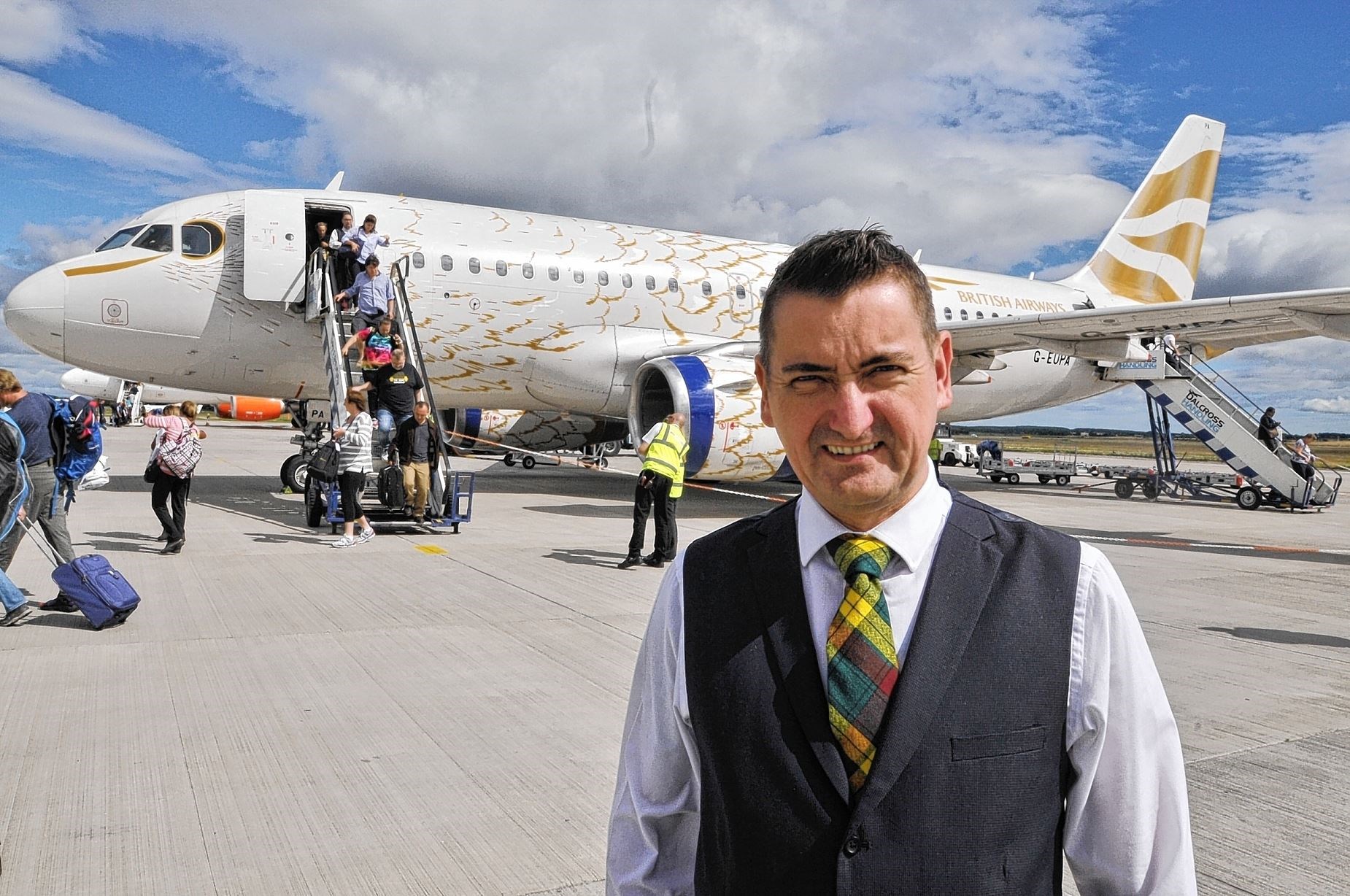 Graeme Bell, Inverness Airport general manager.