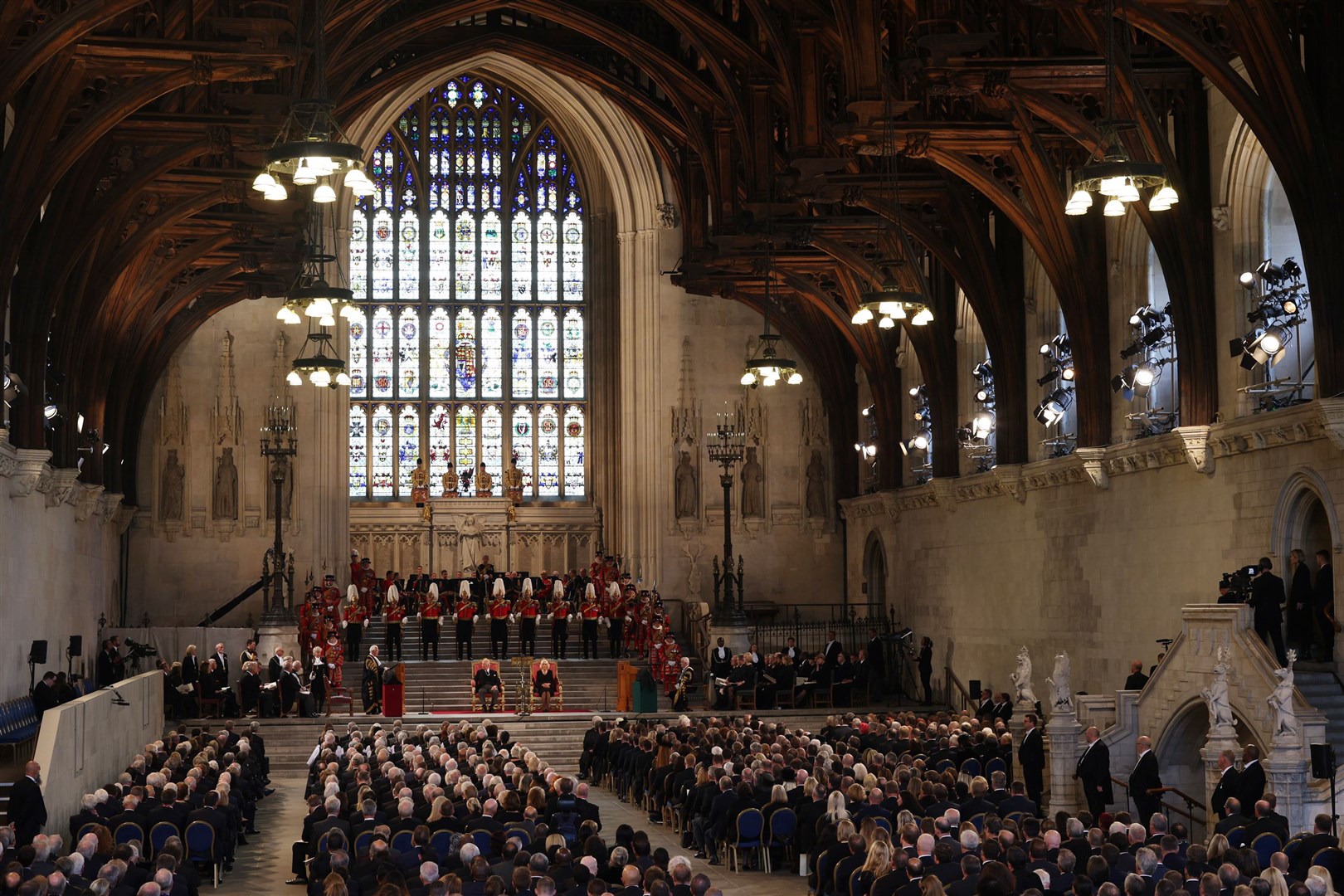 Members of both Houses of Parliament gathered to express their condolences (Dan Kitwood/PA)