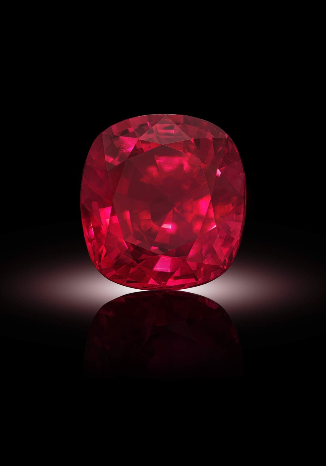 The Estrela de Fura 55.22 set a new world auction record for a ruby (Sotheby’s/PA)