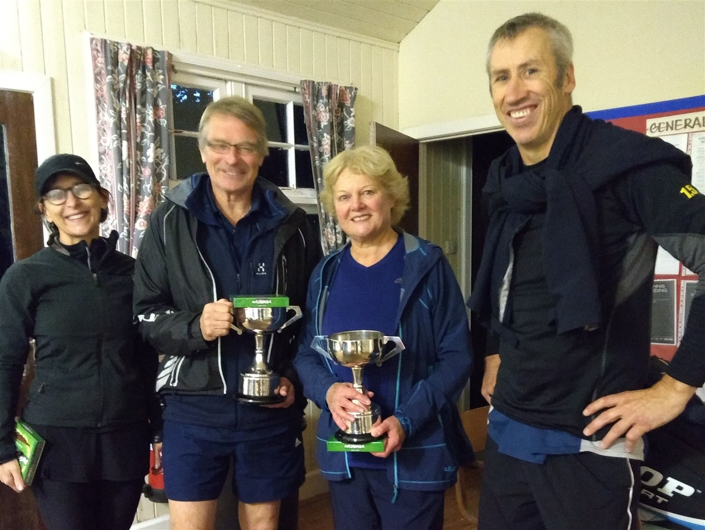 Deb Tait, Kenny and Marjorie Deans and Grant Davis.