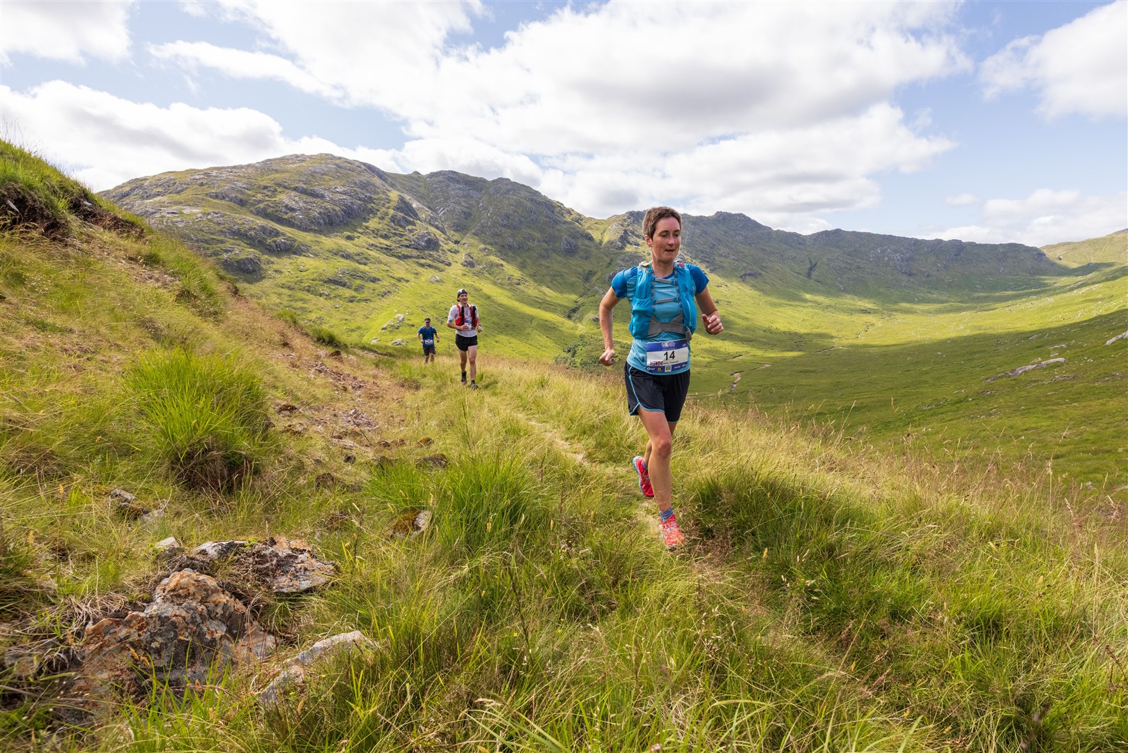 Sally Fawcett was leading the female race at the end of the first day. Picture: No Limits Photography