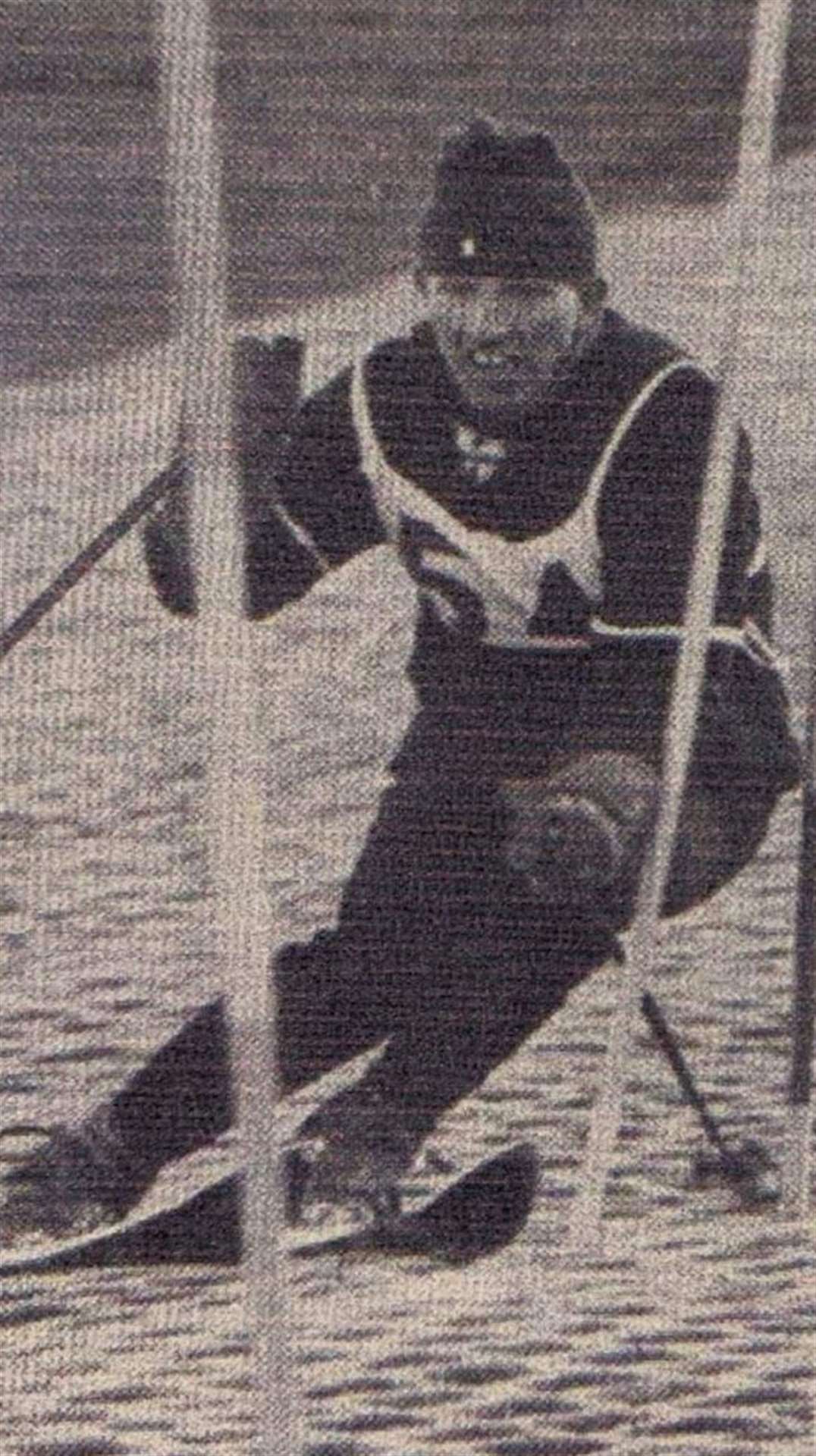 Hans Kuwall training at Hillend in Edinburgh in his younger days.