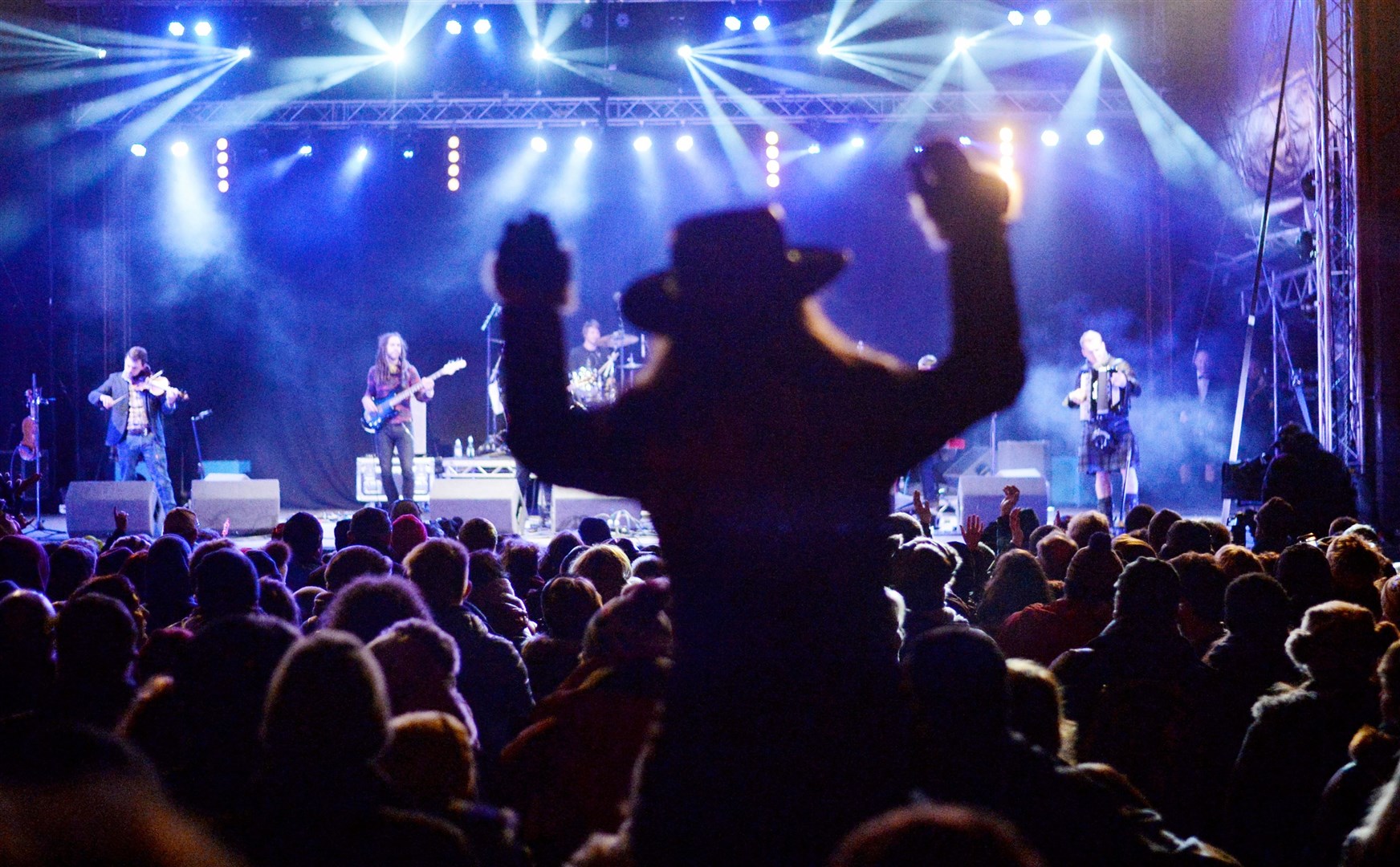 The Red Hot Highland Fling brings thousands of revellers to Inverness every Hogmanay (stock image).