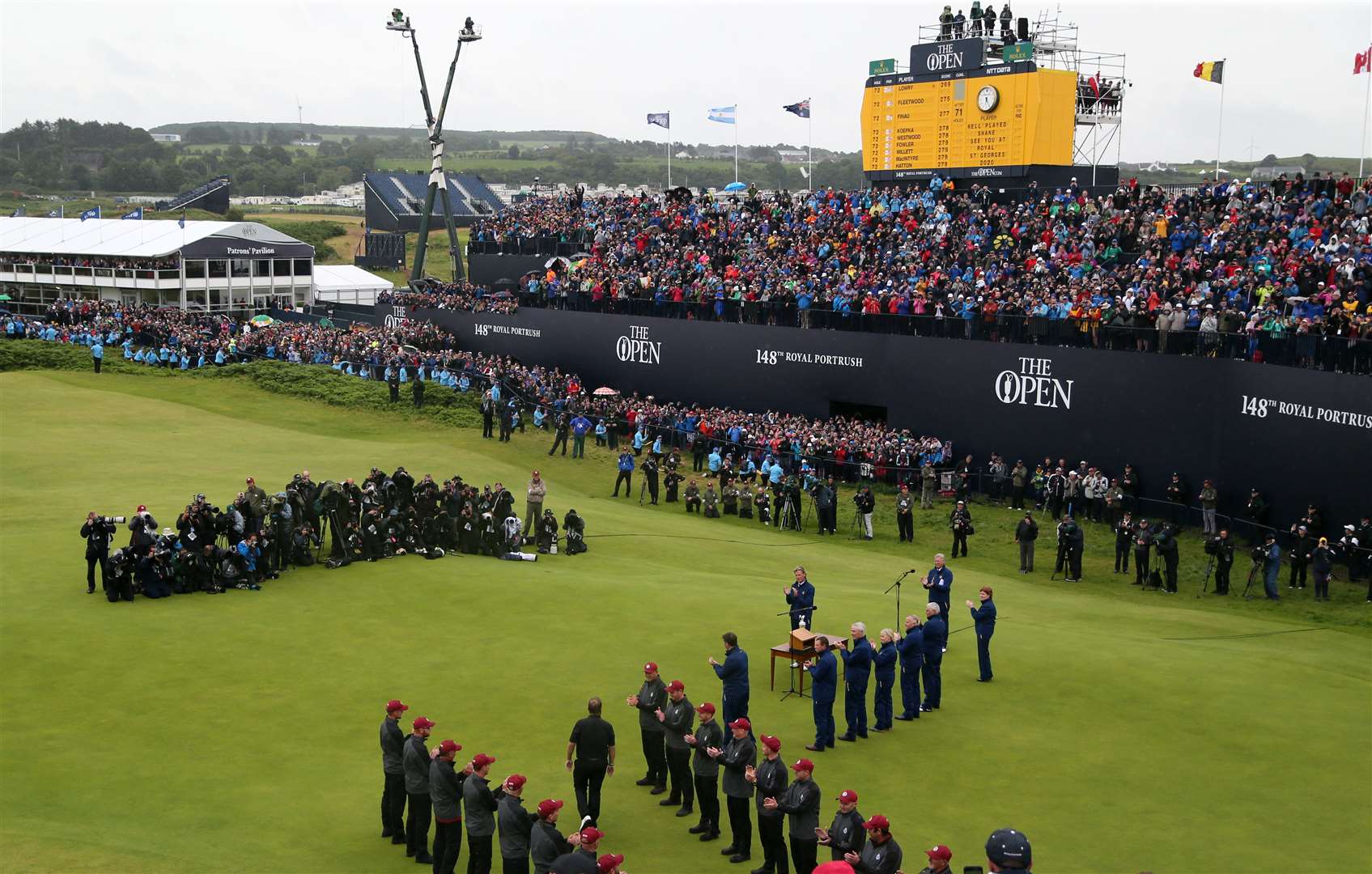 Mr Sterling cites the hosting of the Open Championship at Royal Portrush as one of his most memorable moments as head of the Civil Service (PA)