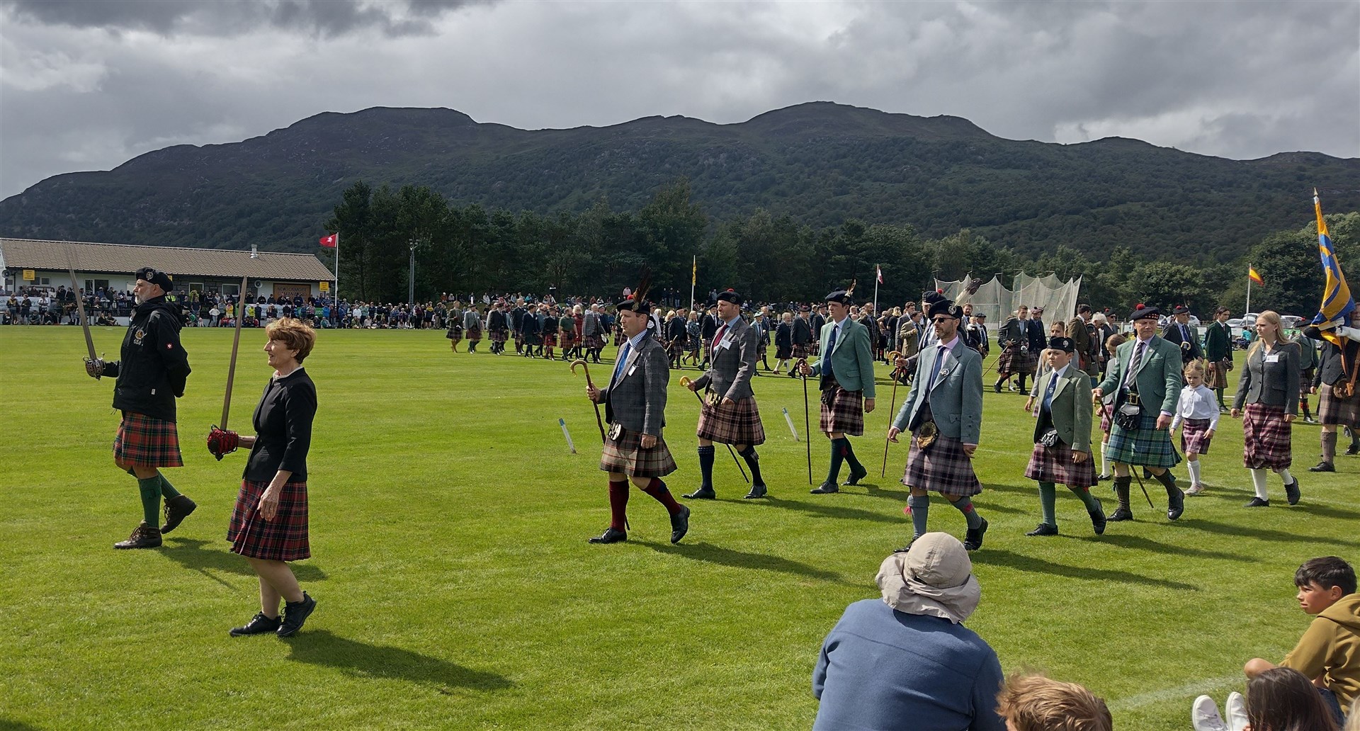 CREAG DHUBH! The annual Macpherson Clan Rally ended in the usual cheer for the clan chief and games chieftain.
