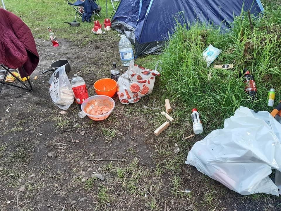 Highland Council access rangers told campers near Loch Ness to move on.