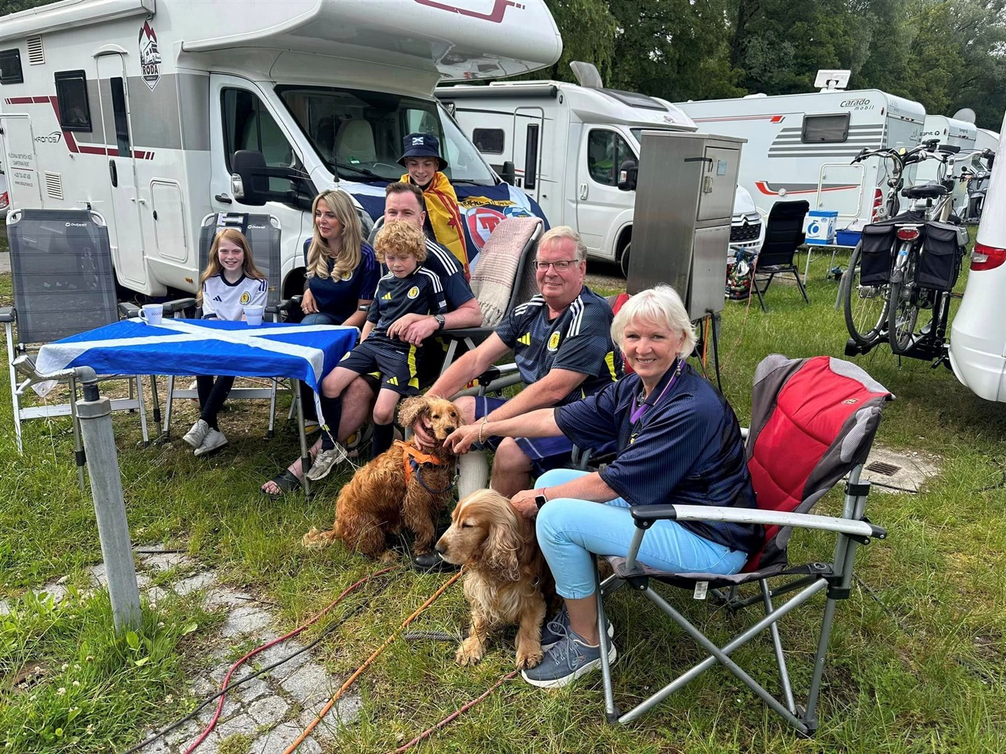 Chairman of the Cairngorm Group David Dowling and family have opted for the campervan option in Germany.