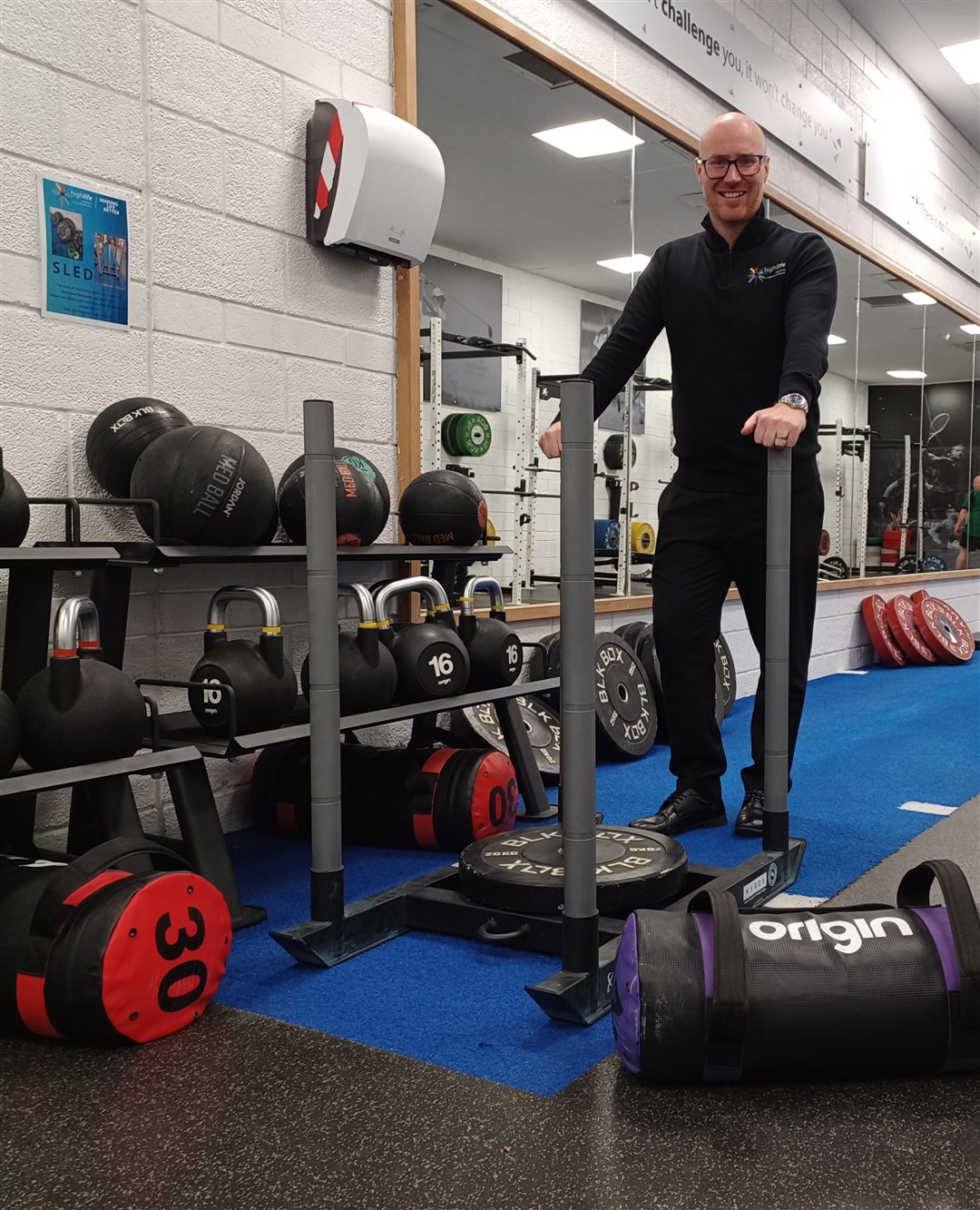 Ross Dudgeon, Facilities Manager at Inverness Leisure.