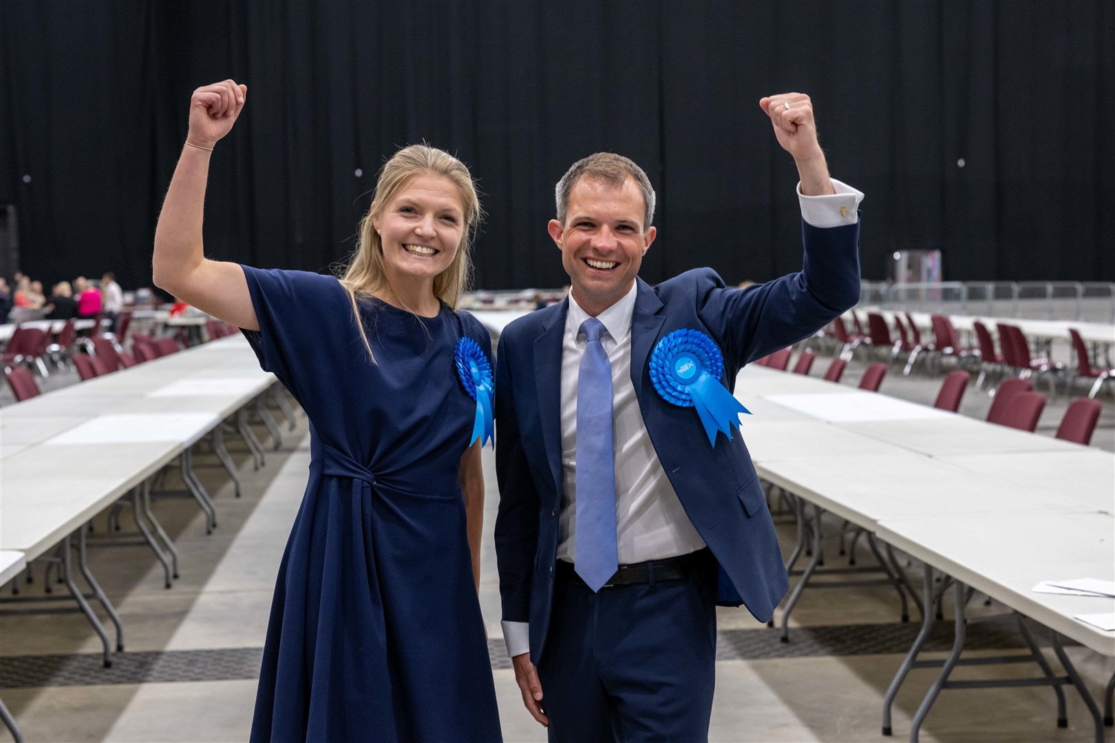 Harriet Cross, an ultra-marathon winner, has been tipped by her Tory colleague Andrew Bowie as one of the fastest MPs in the Conservative Party (Michal Wachucik/PA)