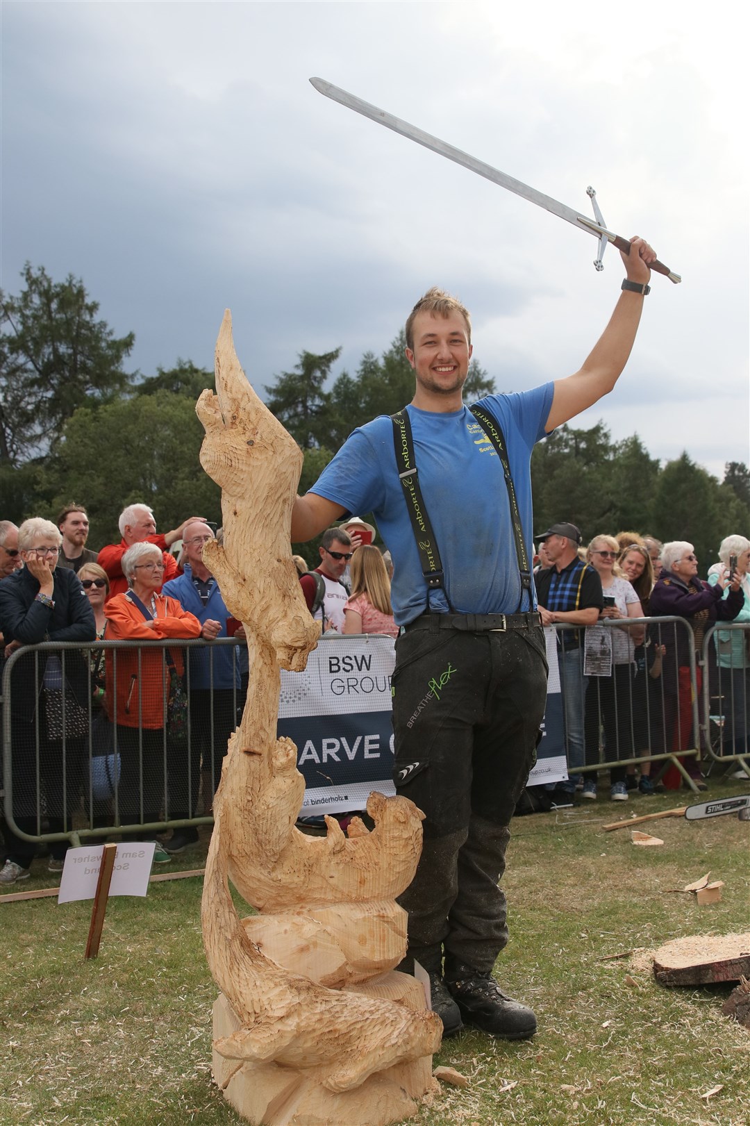 Champ: Sam Bowsher, looking forward to defending his title