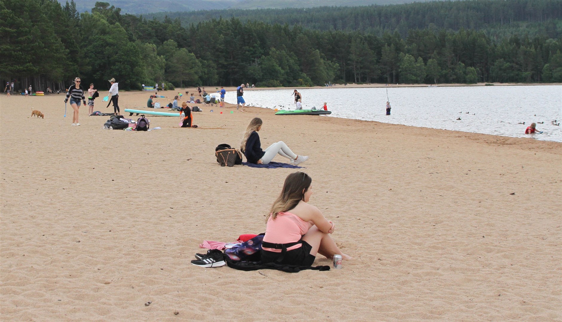 The beach at Loch Morlich is just a short distances from Glenmore Campsite. Scores of thousands of visitors are still expected to visit the beauty spot this summer but there are concerns the lack of facilities will create major problems.