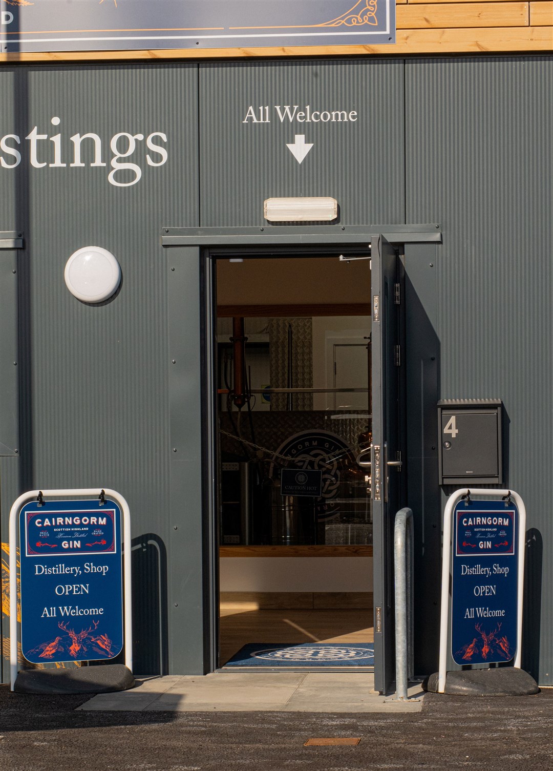 All welcome... at the new premises on the outskirts of Aviemore.