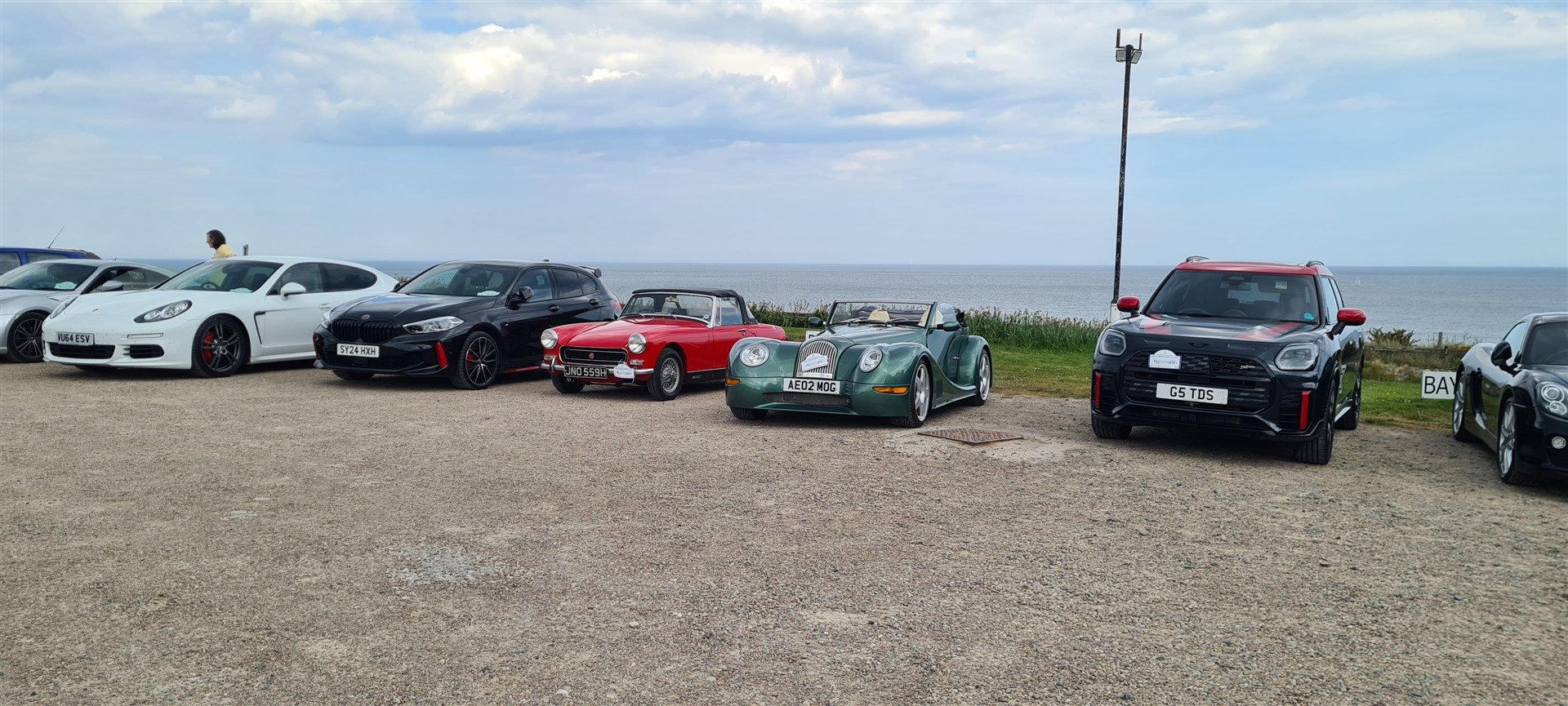 A BREATH OF FRESH AIR: Some of the classics which participated yesterday.