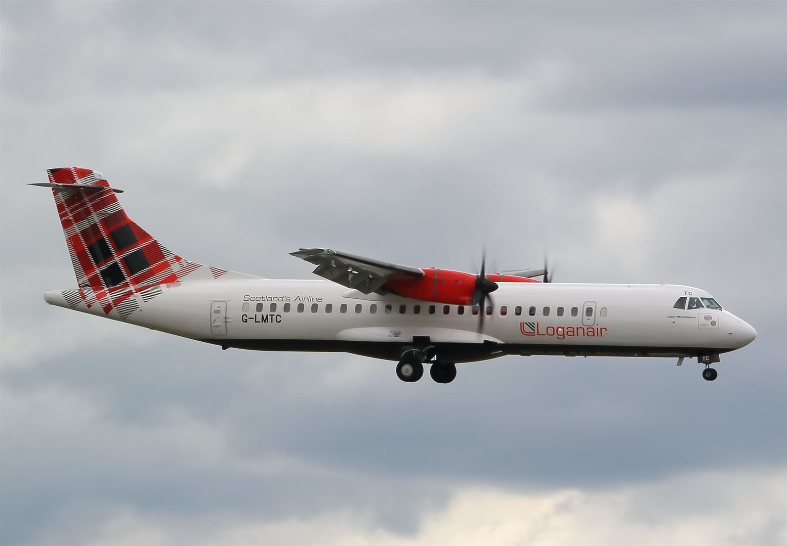 The Loganair flight from Inverness to Manchester was delayed this morning.