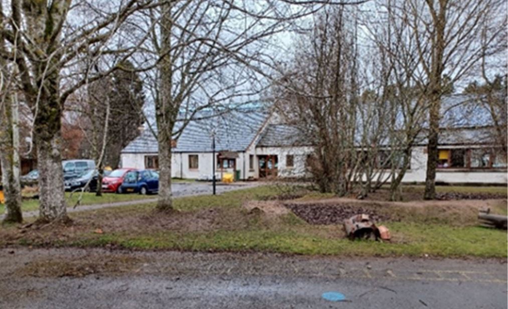 Carrbridge Primary School is expected to exceed its maximum occupancy in 2026/27. Picture: Highland Council.