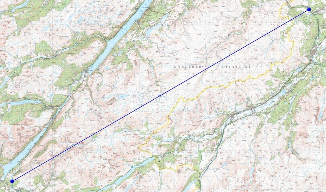 GETTING IT STRAIGHT: This is the dramatic route the Bellarby partnership took on, with only the support of Jonathan's wife Helen: 'She dropped us at the start and picked us up at the end'.