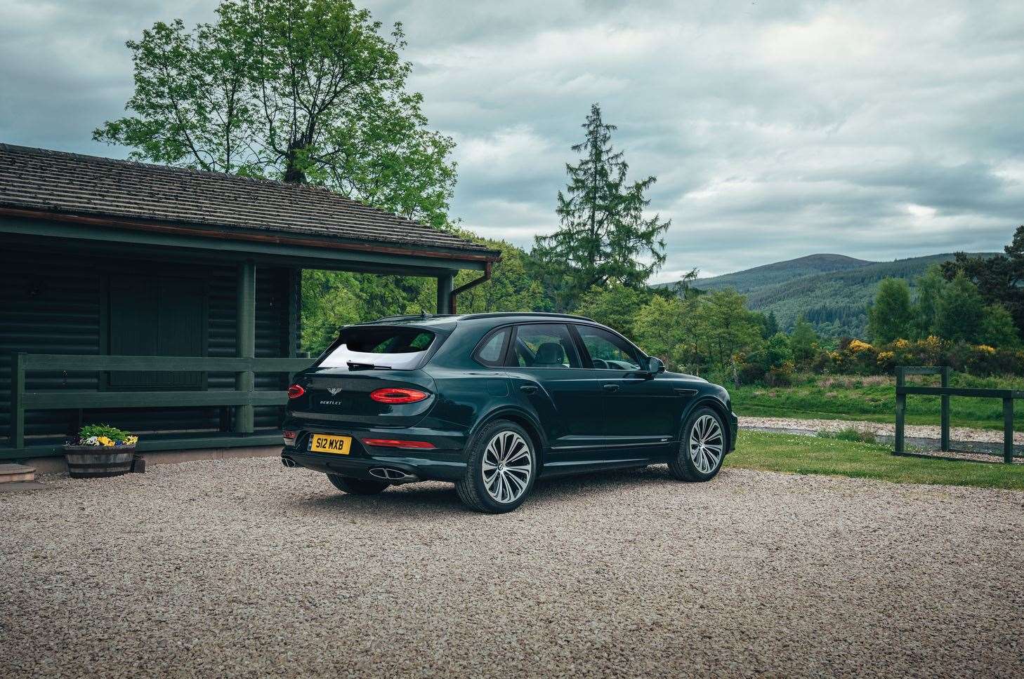 The Macallan and Bentley brand partnership was announced to coincide with the launch of the new new Hybrid Bentley in Speyside.