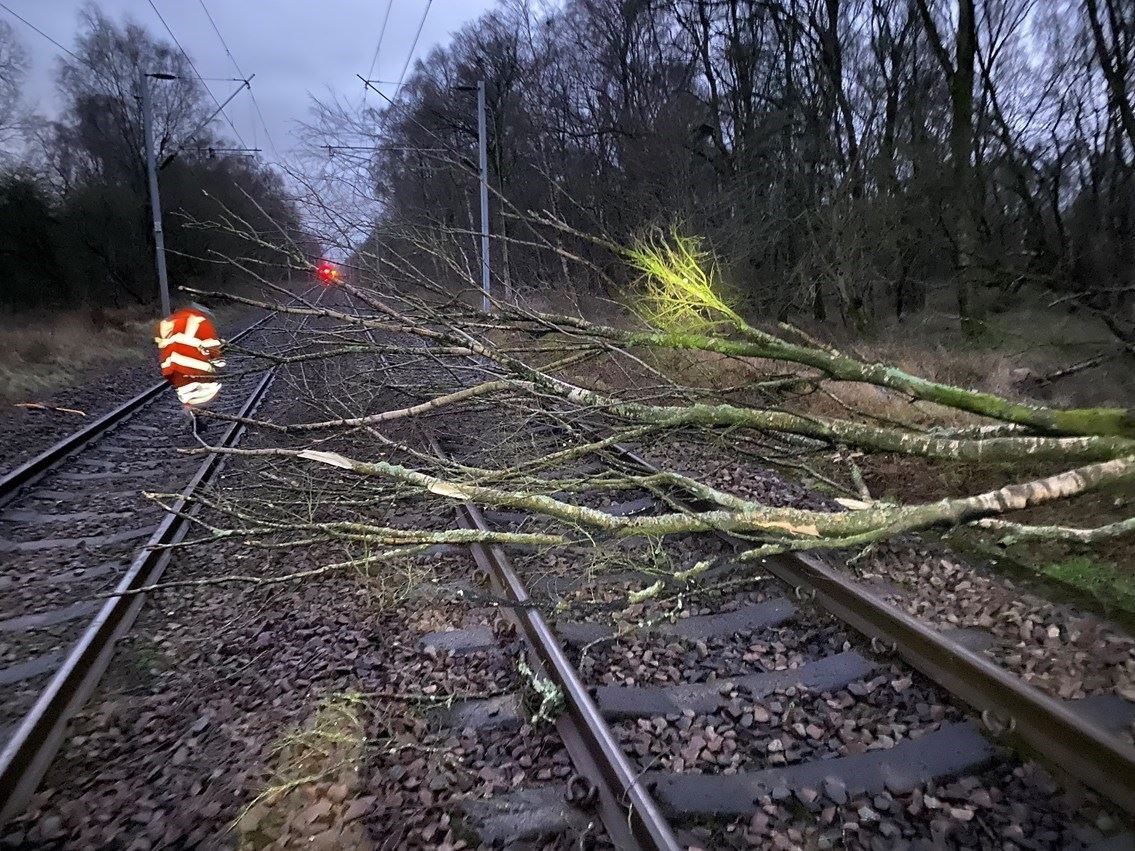 Disruption is predicted tomorrow across Scotland's railway and that include the Highland line