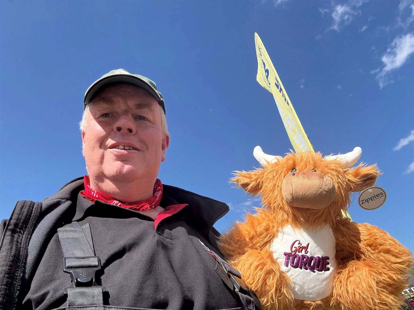 MOOVING EXPERIENCE: Ruaridh Ormiston and friend