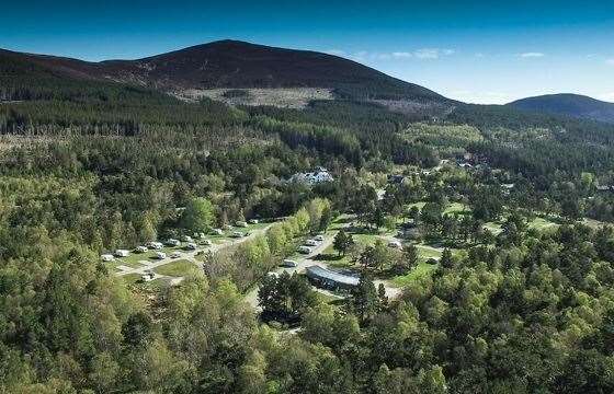 Glenmore campsite on the shores of Loch Morlich has been taken over by FLS.