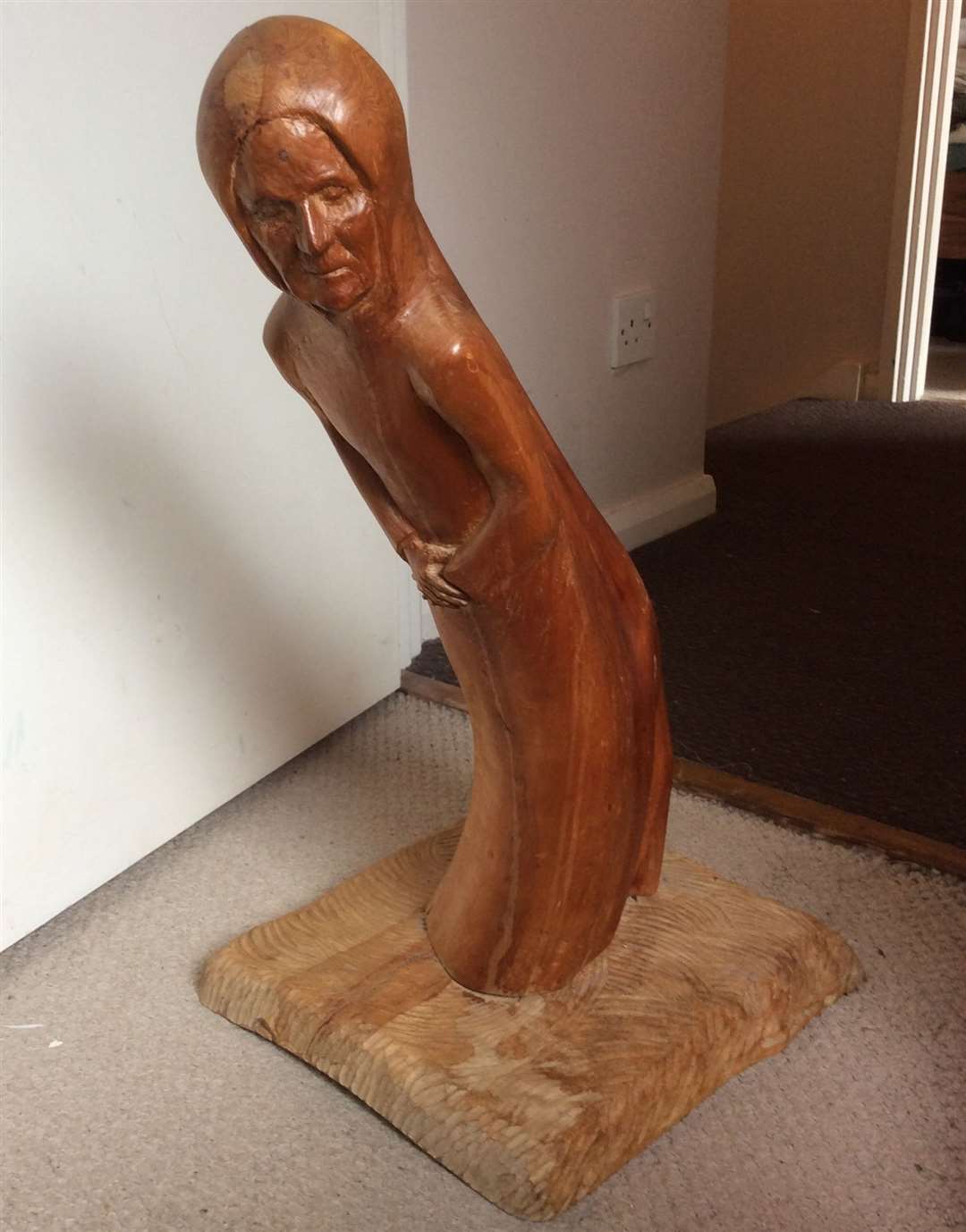 The Frank Bruce sculpture which is being offered for sale at the exhibition.