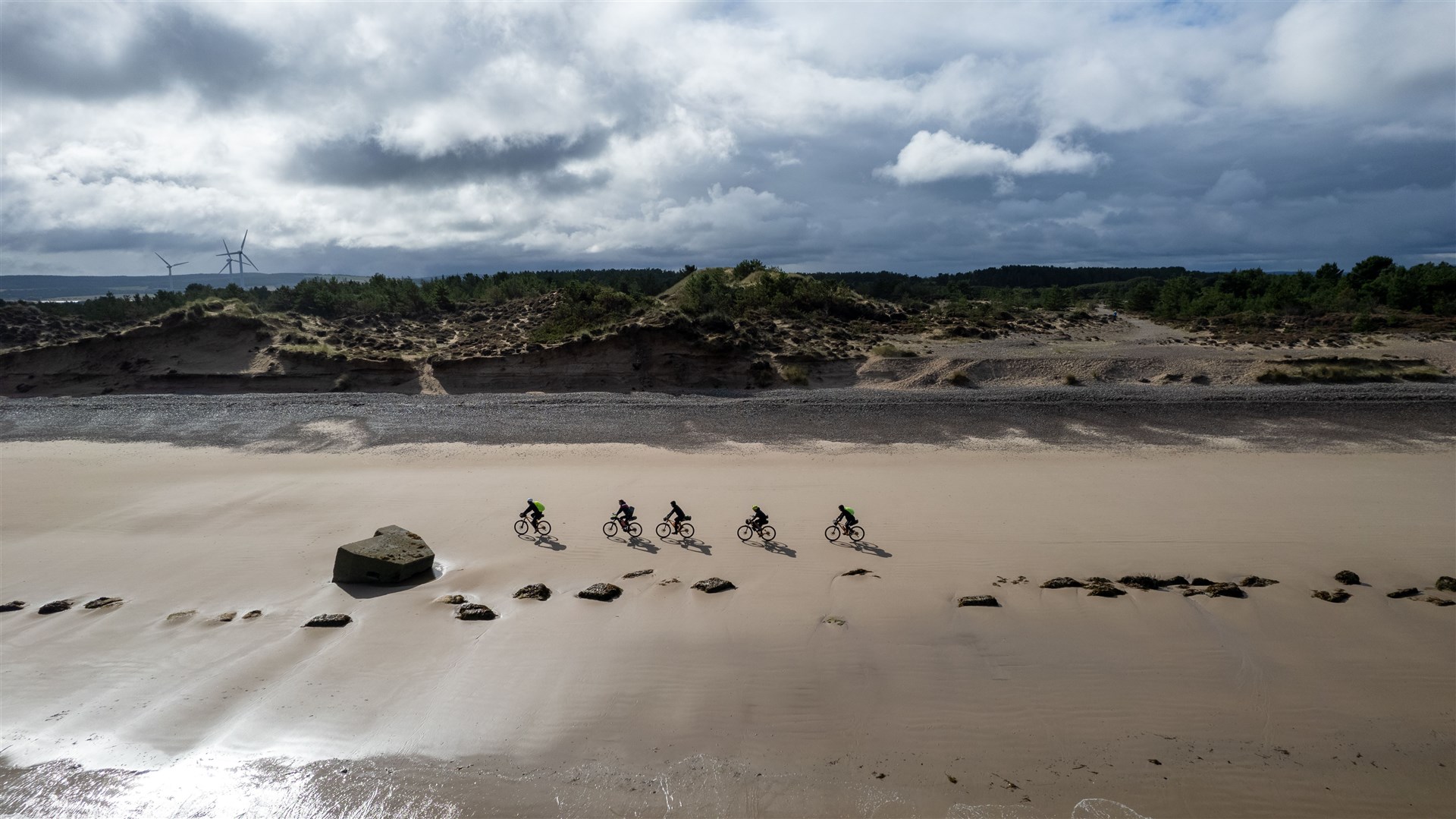 On the Moray coast at Findhorn. Picture: Markus Stitz