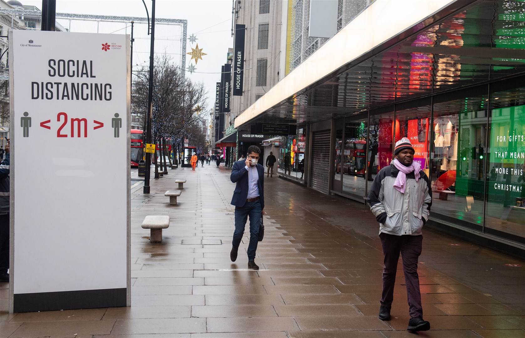 Non-essential shops are preparing to re-open on Monday after months in lockdown (Dominic Lipinski/PA)