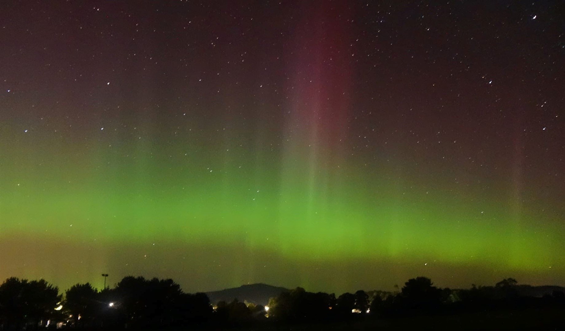David Macleod's shot over Kingussie