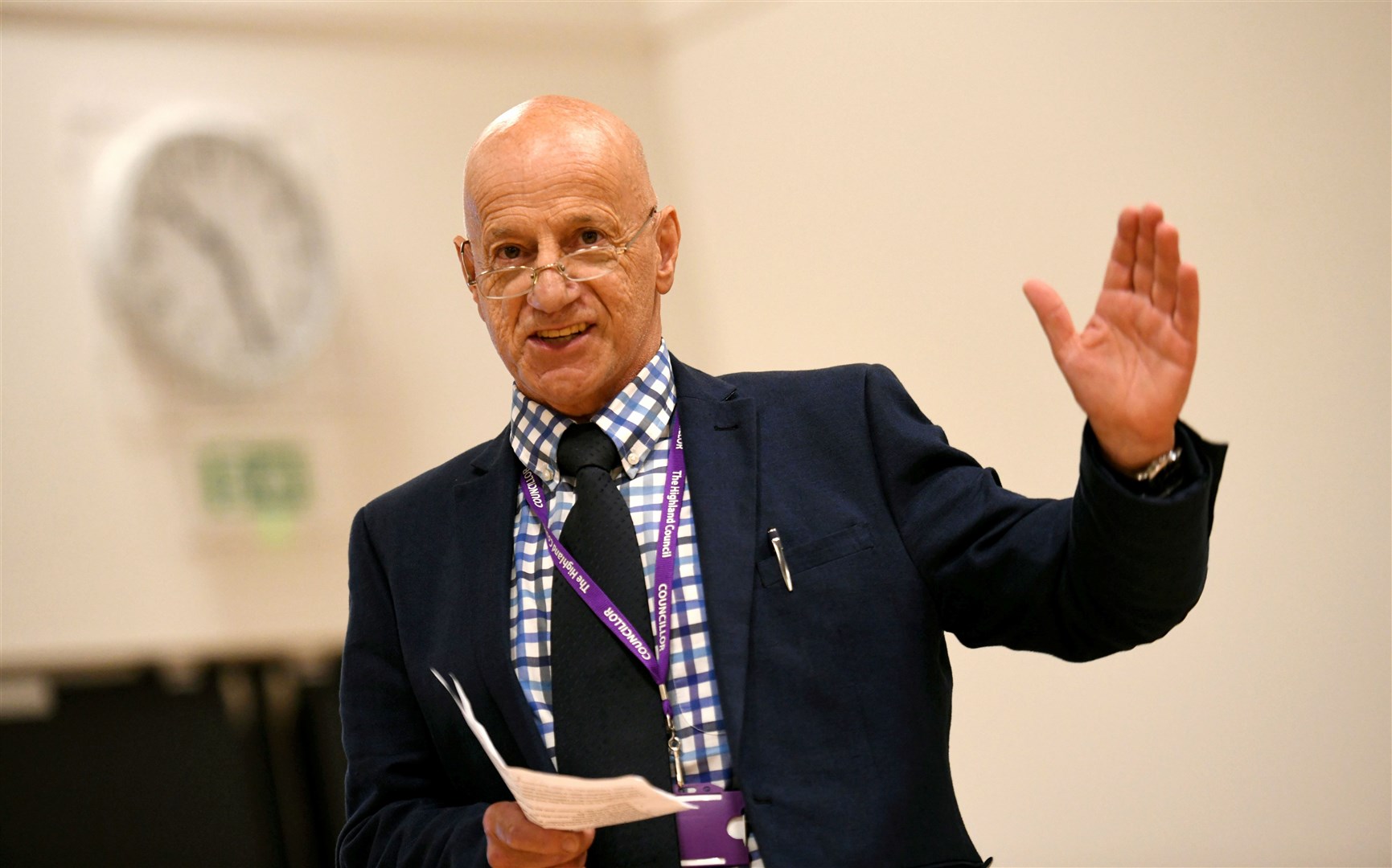 Education Committee Chair, Cllr John Finlayson. Picture: Callum Mackay..