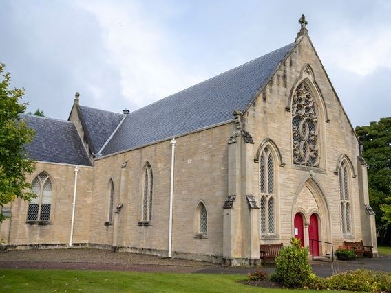 The south-west facing roof of Inverallan Church which is at the heart of the dispute.