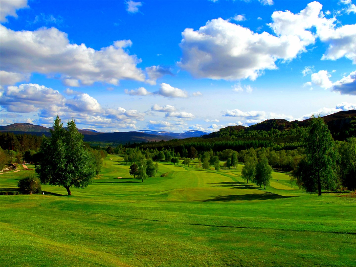 Stunning golf at Kingussie