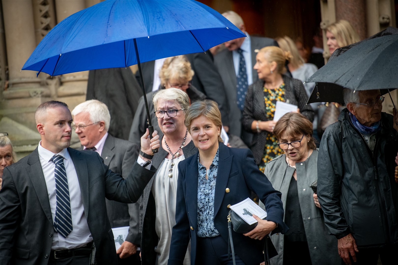 Former First Minister Nicola Sturgeon and to her left former health secretary Jeane Freeman. Picture: Callum Mackay..