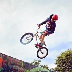 Cyclist Fin Crook.