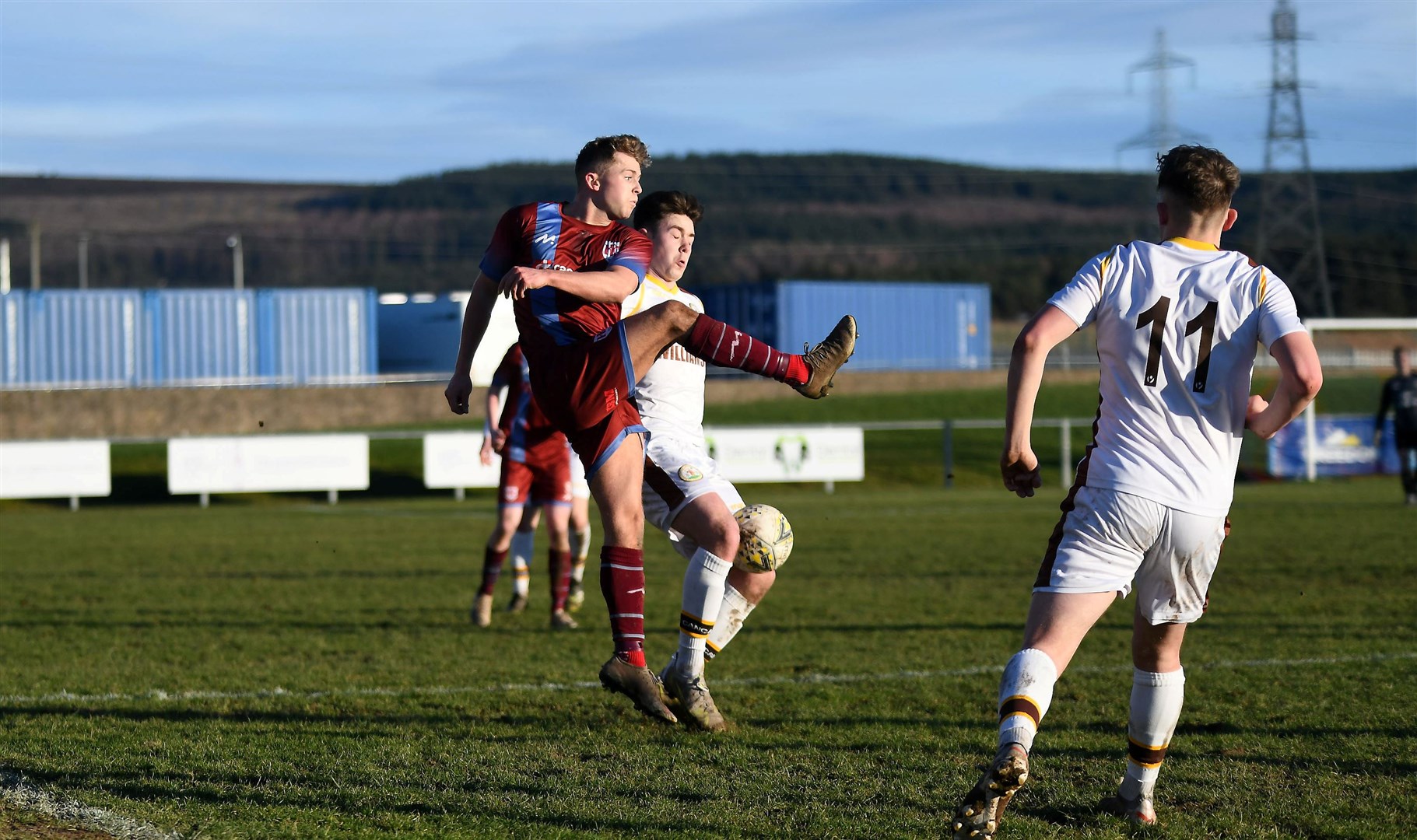 Kieran Mooney was Keith's hat-trick hero. Picture: Becky Saunderson..