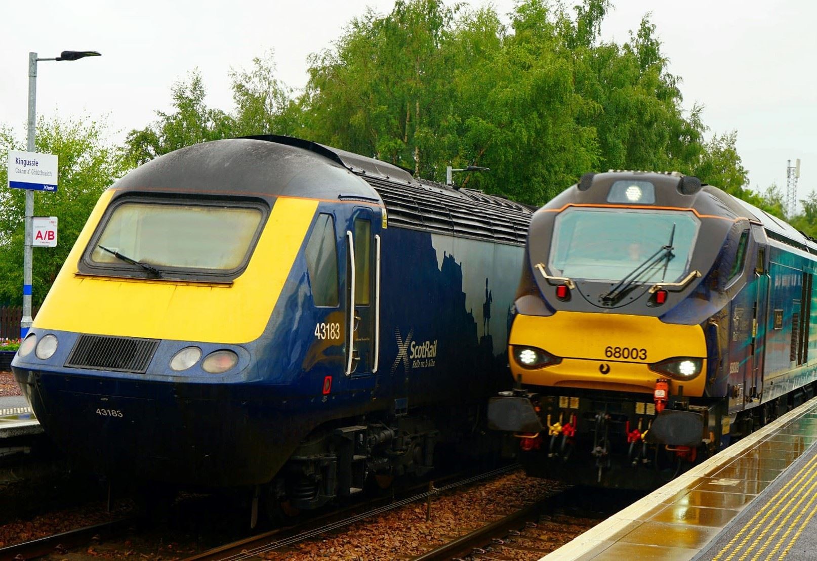 Some but not all train travel affected amid severe rain across the north