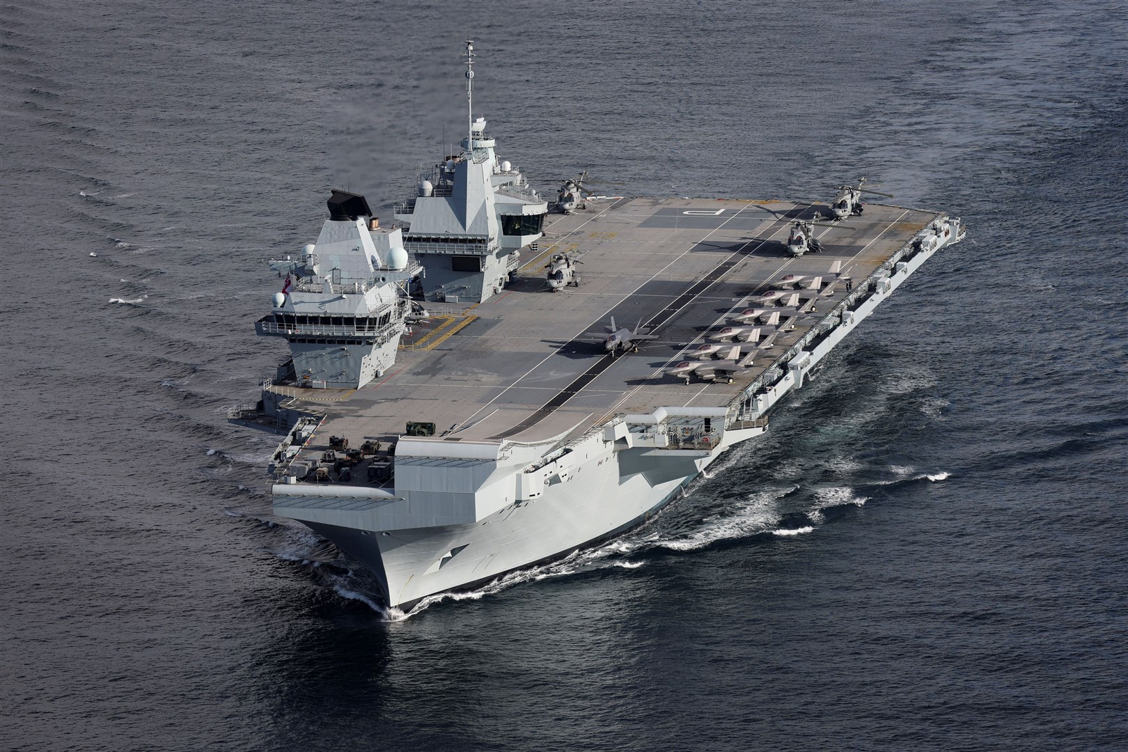HMS Prince of Wales during Exercise Steadfast Defender.