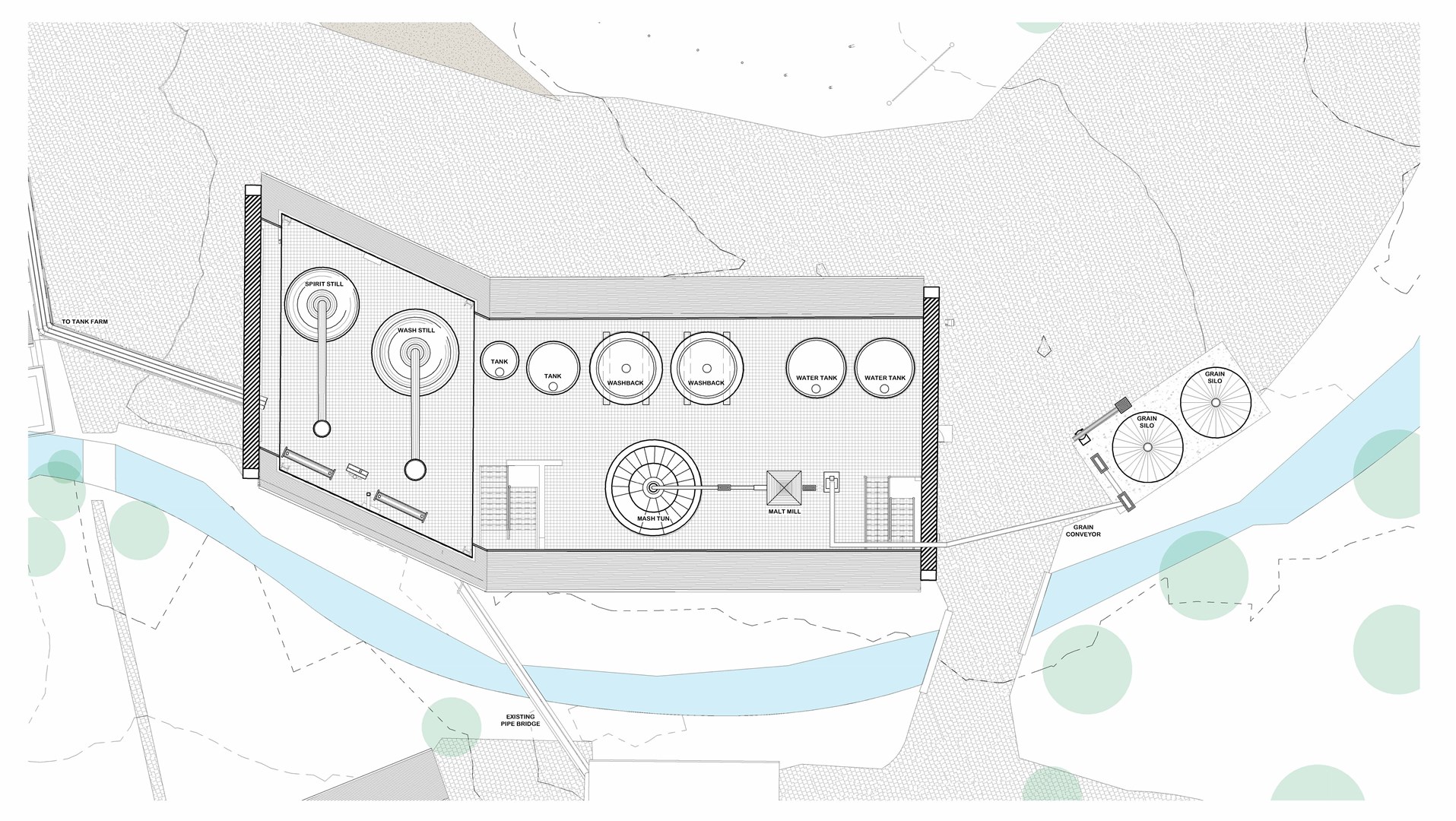 A floor plan of the proposals which have been approved by Highland Council planners.