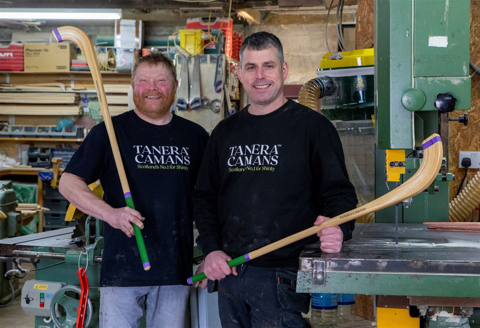 Alan MacPherson and apprentice Iain Fraser.