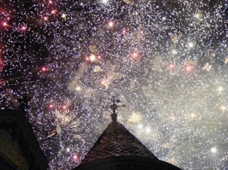 All eyes were on the sky above the Cairngorm Hotel on Christmas Eve as the snow fell