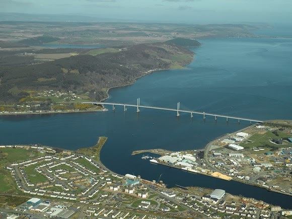 North and soundbound lanes are affected across the Moray Firth